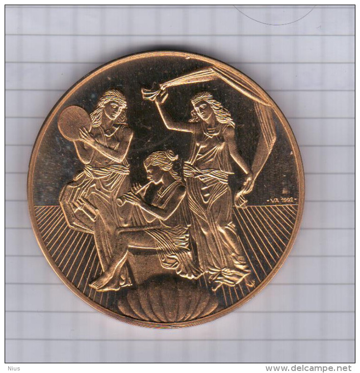 Lithuania 1992  Music Musique Medal Medaille, Kaunas Theater Theatre - Non Classés