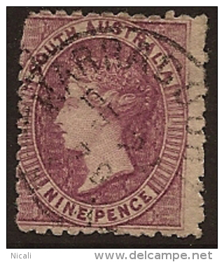 SOUTH AUSTRALIA 1868 9d QV SG 75 VGU SL231 - Gebruikt