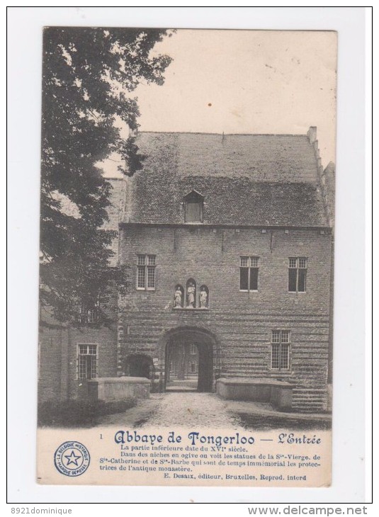 Abbaye De Tongerloo, L´Entrée De L´Abbaye - Westerlo - Westerloo - Gelopen 1914 - Westerlo