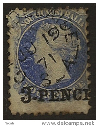 SOUTH AUSTRALIA 1870 3d On 4d QV SG 102 U NY27 - Neufs