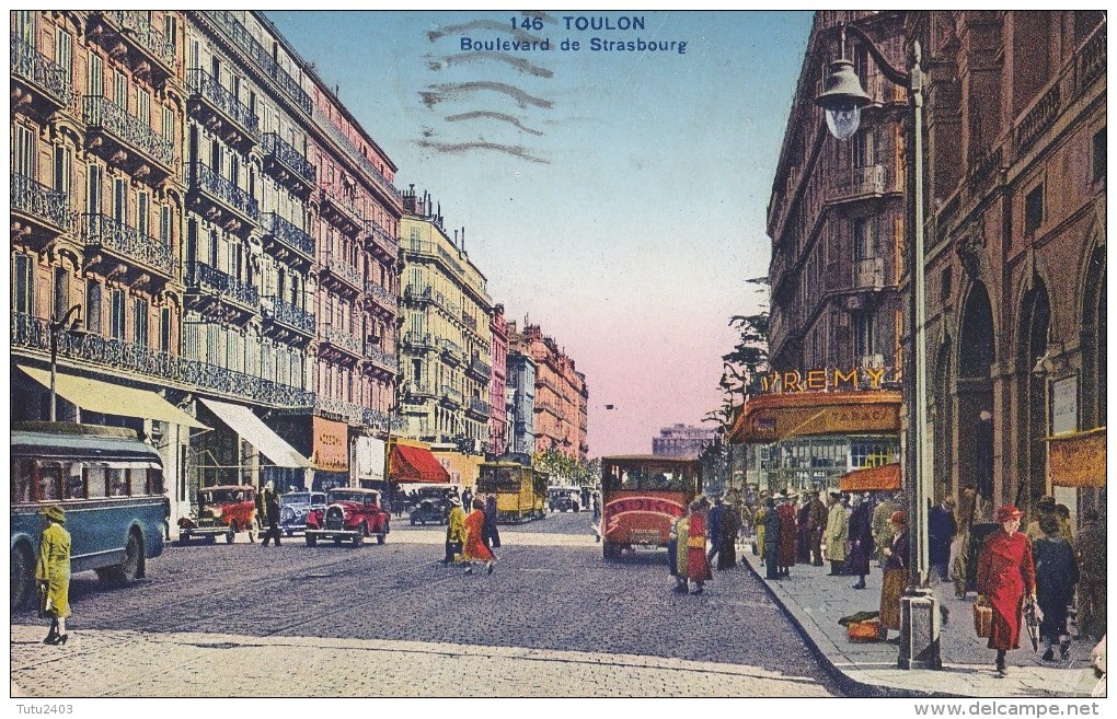 146TOULON....................................boulevard De Strasbourg.....................timbree - Toulon