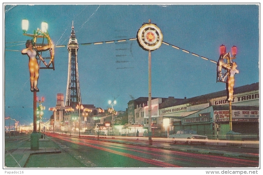 GB - La - Sportsview, Blackpool Illuminations - The Photographic Greetings Card Co. Ltd. N° 459 (circ. 1966) - Blackpool