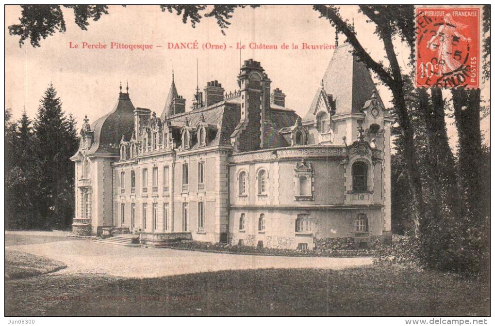 61 DANCE LE CHATEAU DE LA BEUVRIERE CIRCULEE 1908 - Otros & Sin Clasificación