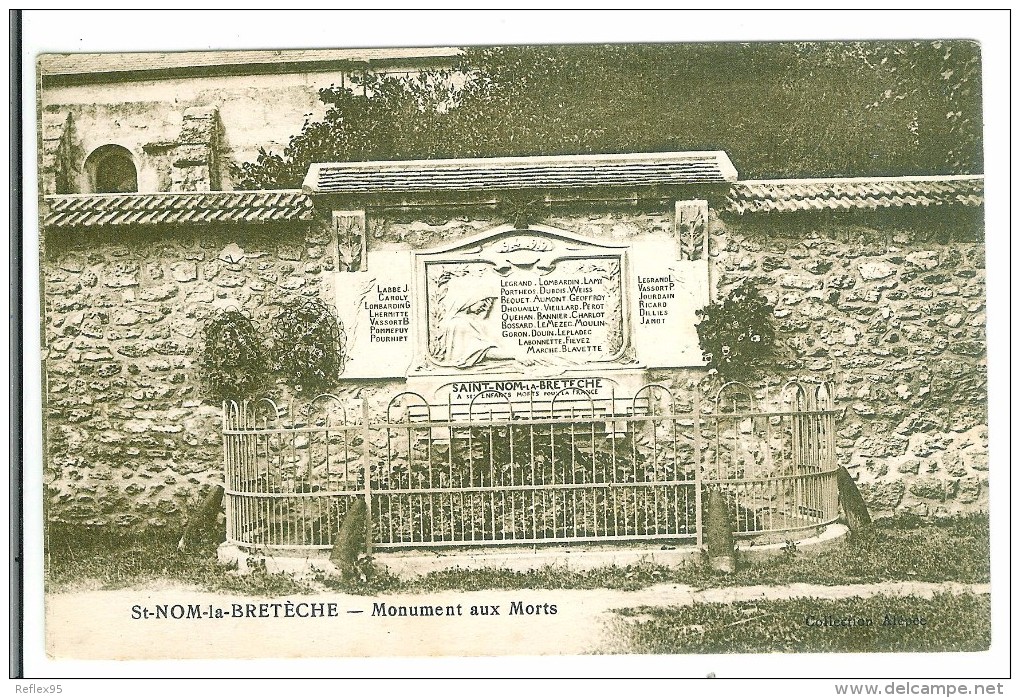 SAINT NOM LA BRETECHE - Monument Aux Morts - St. Nom La Breteche