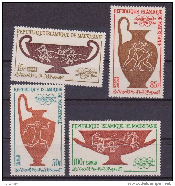 MAURITANIE 1964 GIOCHI OLIMPICI  JEUX OLYMPIQUES  TOKYO 64 MNH SPORTS - Summer 1964: Tokyo