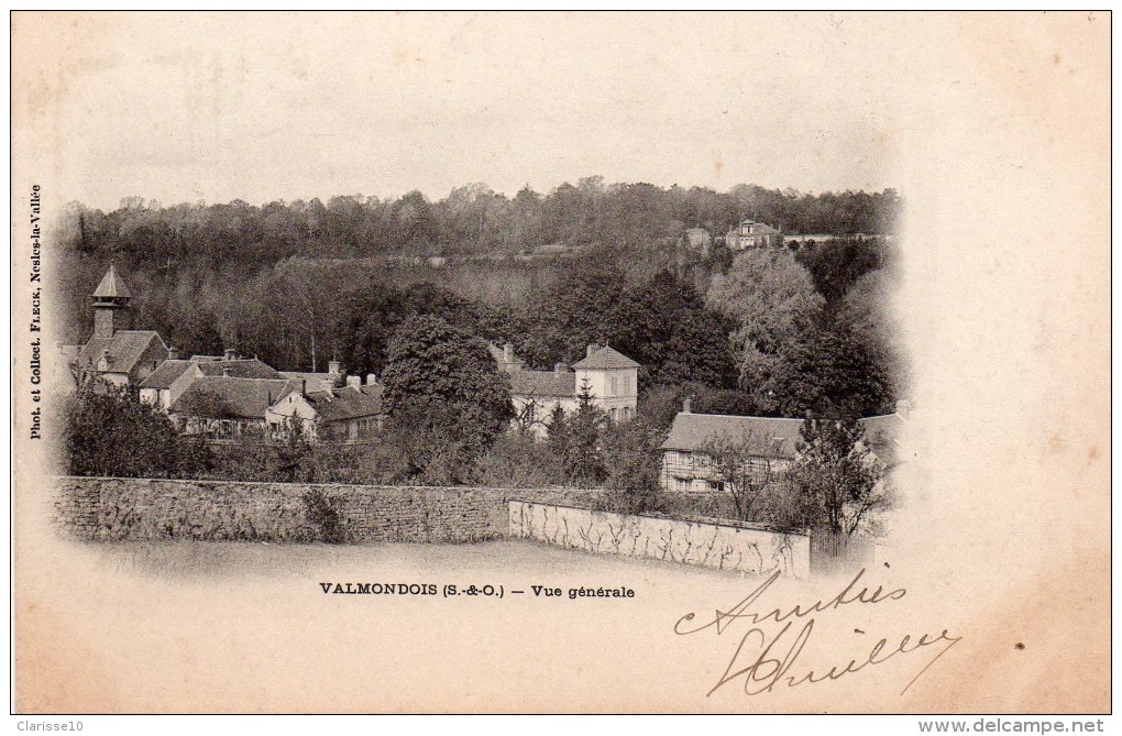 95 Valmondois Vue Generale Carte Precurseur - Valmondois