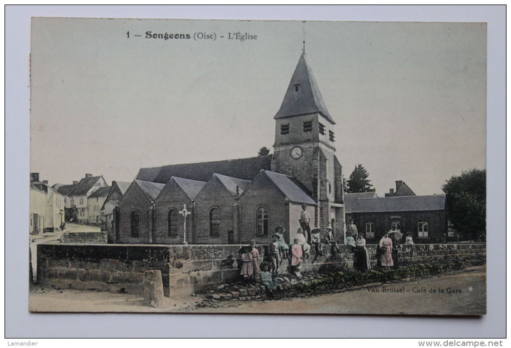 CPA - 60 - OISE - SONGEONS - Eglise - Songeons