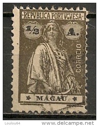 Timbres - Portugal - Macao - 1919 - 1/2 A. - - Oblitérés