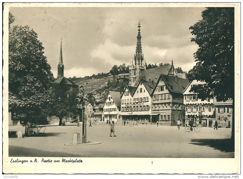 ESSLINGEN  A N PARTIE AM MACKTPLATE  ( Voir Timbres Verso ) - Eislingen