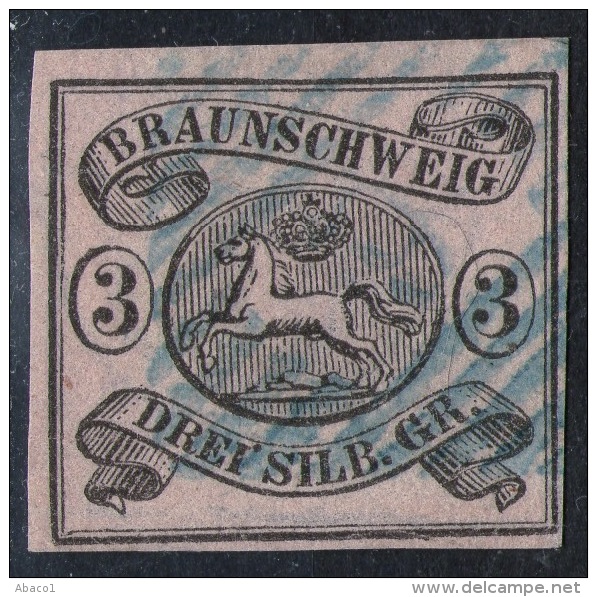 6 Börsum Auf 3 Silbergroschen Rosaweiss - Braunschweig Nr. 8 B - Pracht - Brunswick