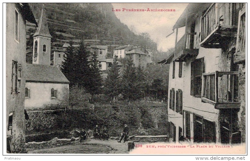 P 2015 03 29 AU PREMIER ACHETEUR Vallée De Vicdessos, , Sem,LOT DE 4 CARTES - Autres & Non Classés