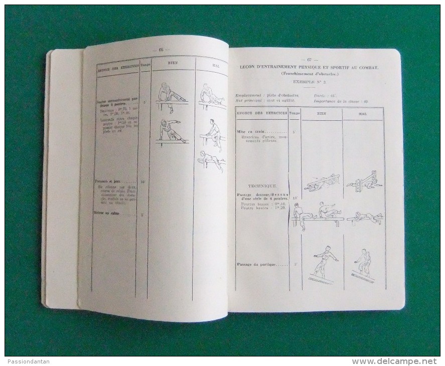 Mémento De L'entraînement Physique Militaire Français - Année 1946 - Français