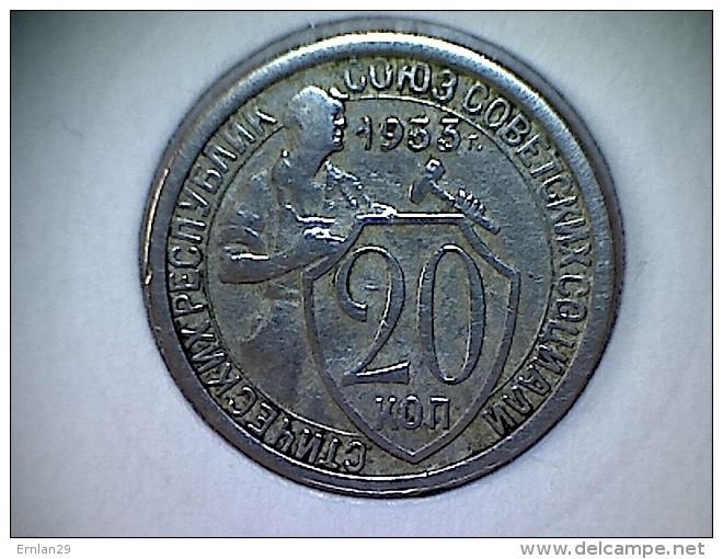 Russie 20 Kopeks 1933 - Russie