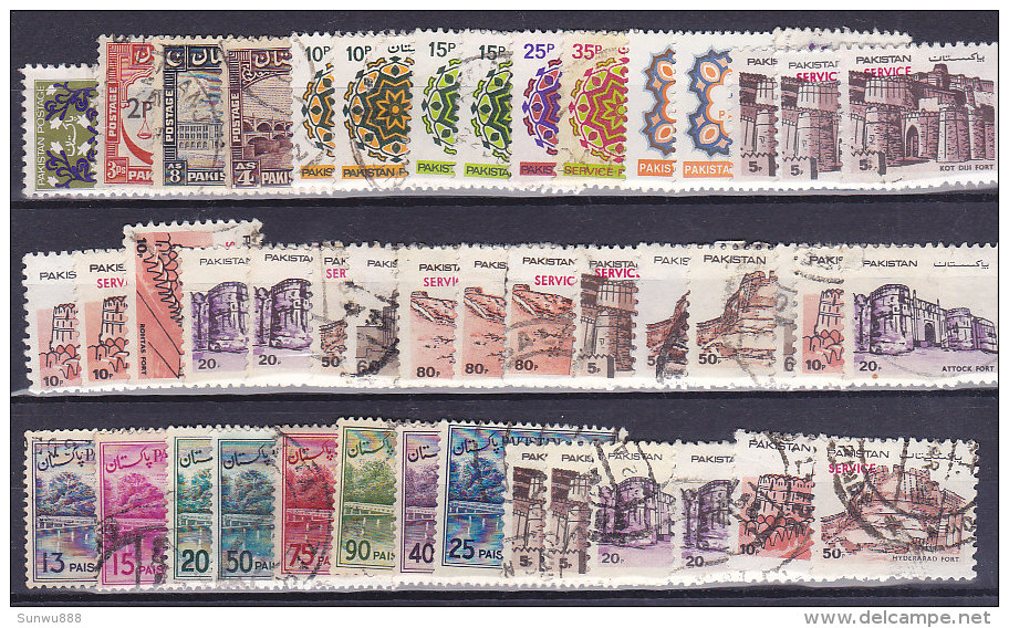 Pakistan - Nice little lot of +100 stamps. Good value, small starting price. See all scans. (Lot 3)