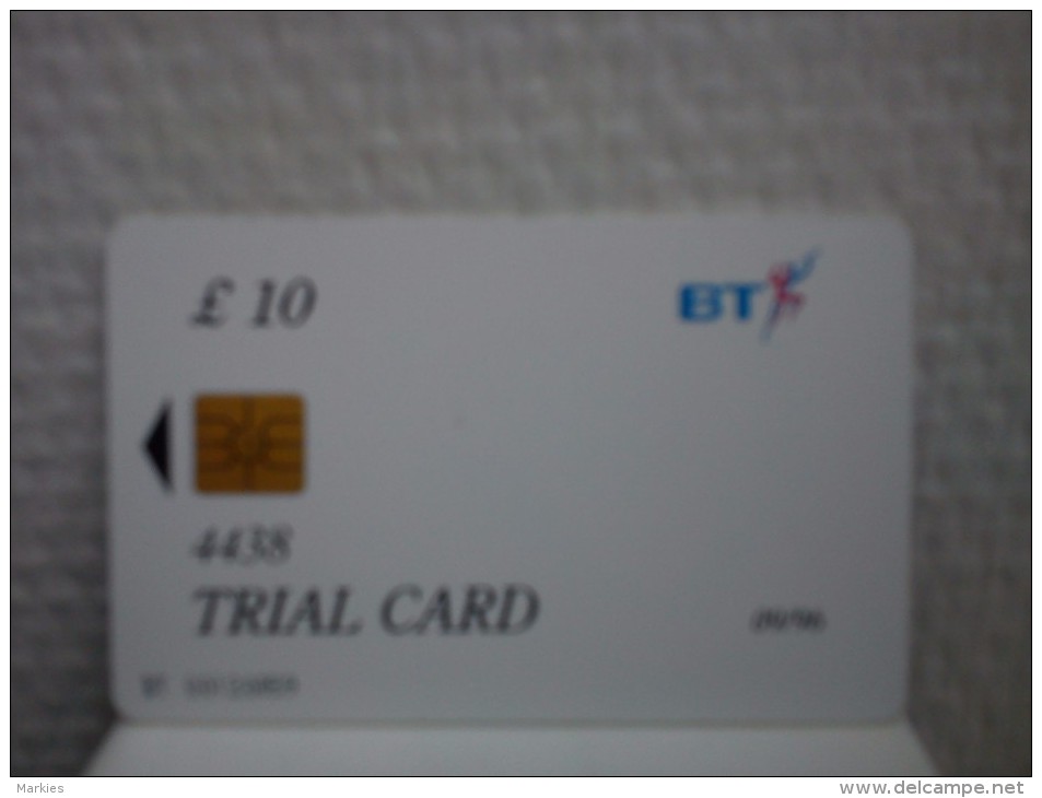 Trial Card UK 2 Scans Very Rare - BT Dienst Und Test