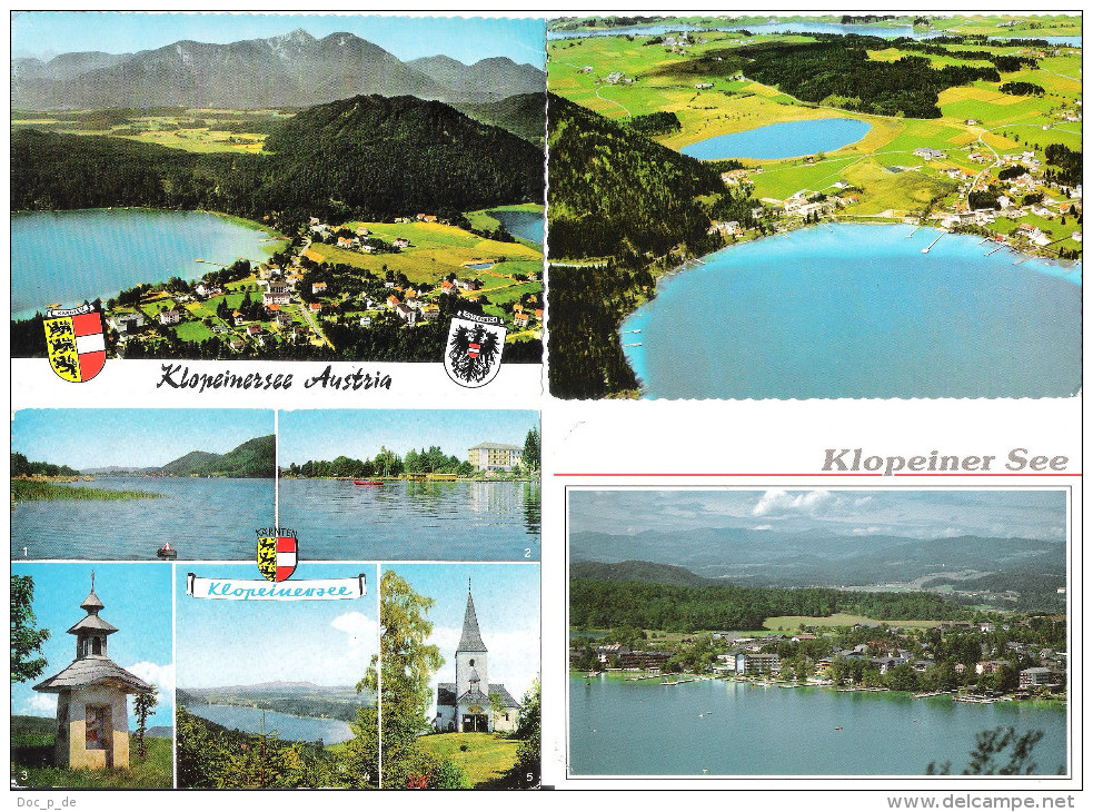 Österreich - 4 AK - Klopeinersee - Kärnten - Klopeinersee-Orte