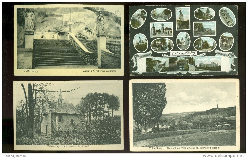 COLLECTIE Van 100 Verschillende Oude ANSICHTKAARTEN Van VALKENBURG * TUSSEN 1908 En 1960 - 100 - 499 Postcards