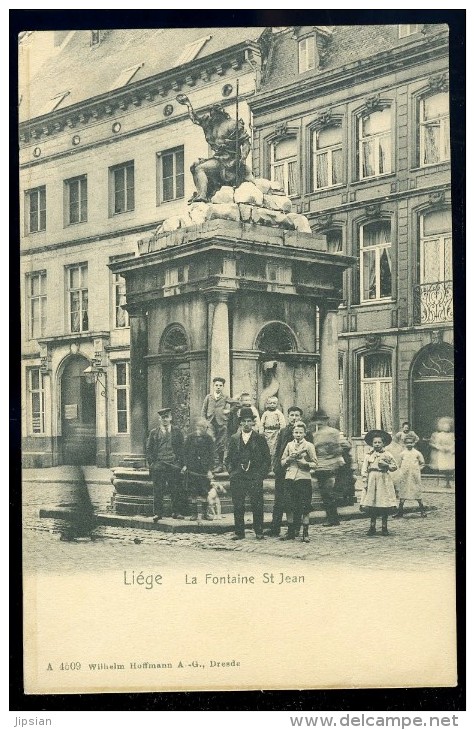 Cpa De Belgique Liège La Fontaine St Jean    AG15 28 - Andere & Zonder Classificatie