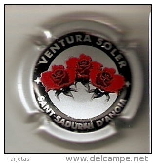 PLACA DE CAVA VENTURA SOLER DE ROSAS-FLOR-FLOWER  (CAPSULE)  Viader:2691  (RARA) - Placas De Cava