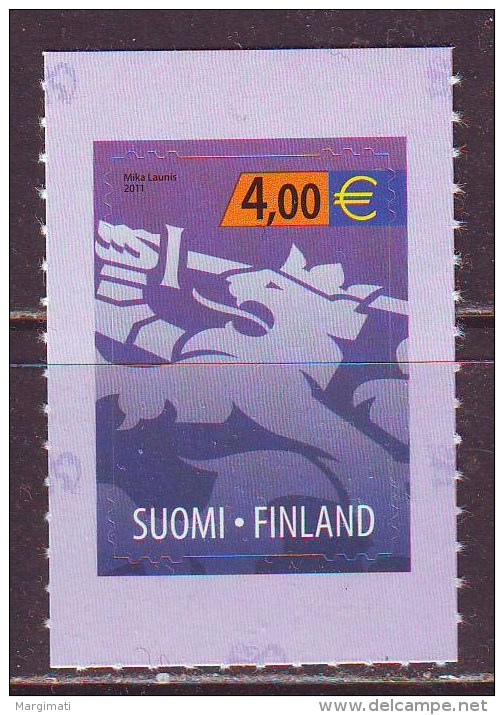 Finnland 2011. Definitive. 4 EUR .MNH. Pf.** - Ungebraucht