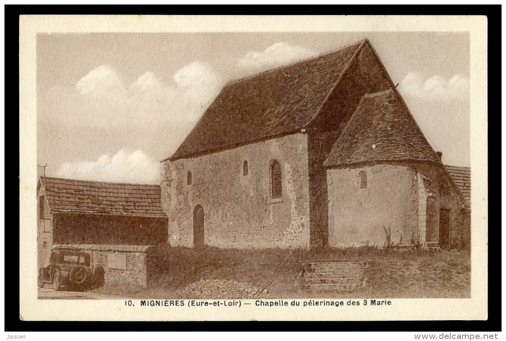 Cpa Du 28 Mignières  Chapelle Du Pélerinage Des 3 Marie    AG15 27 - Otros & Sin Clasificación