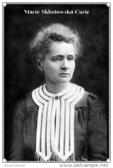 NOBEL PRIZE WINNERS Marie Sklodowska Curie  Stamped Card 0951-3 - Nobel Prize Laureates