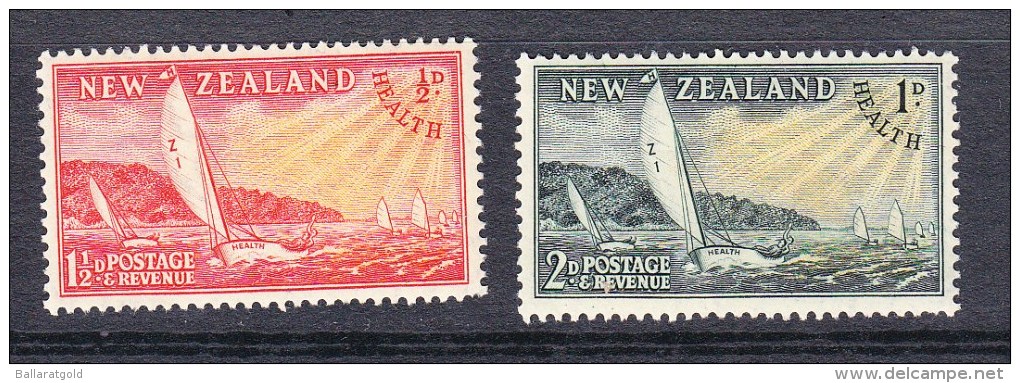 New Zealand 1951 Health Set   - Mint - Unused Stamps