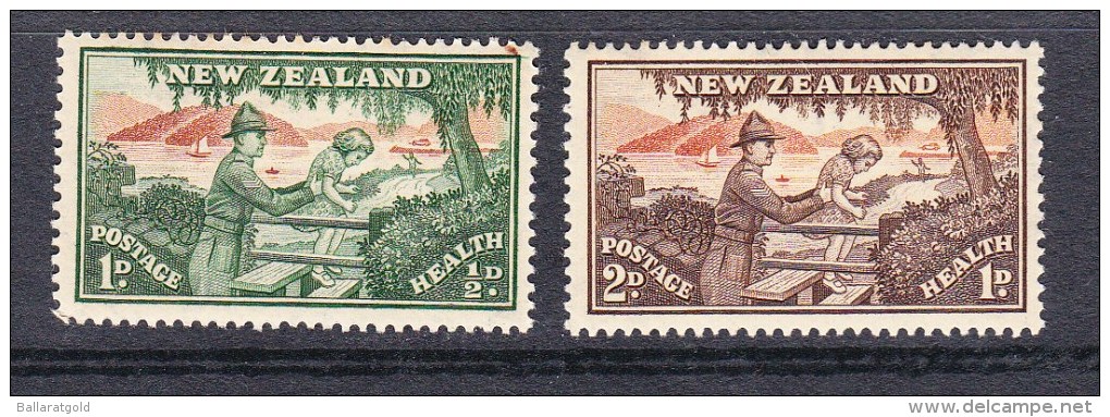 New Zealand 1946 Health Set   - Mint - Nuovi