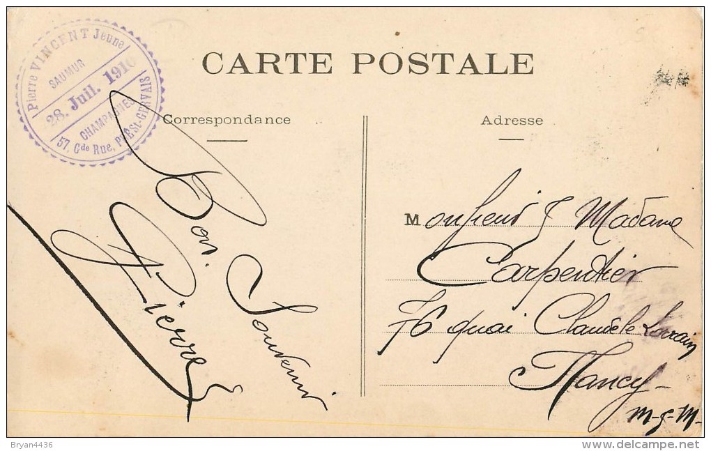 Escrime - **Concours D´Escrime Interscolaire De Nantes - 1907 ** - Cpa - Voir 2 Scans; - Escrime