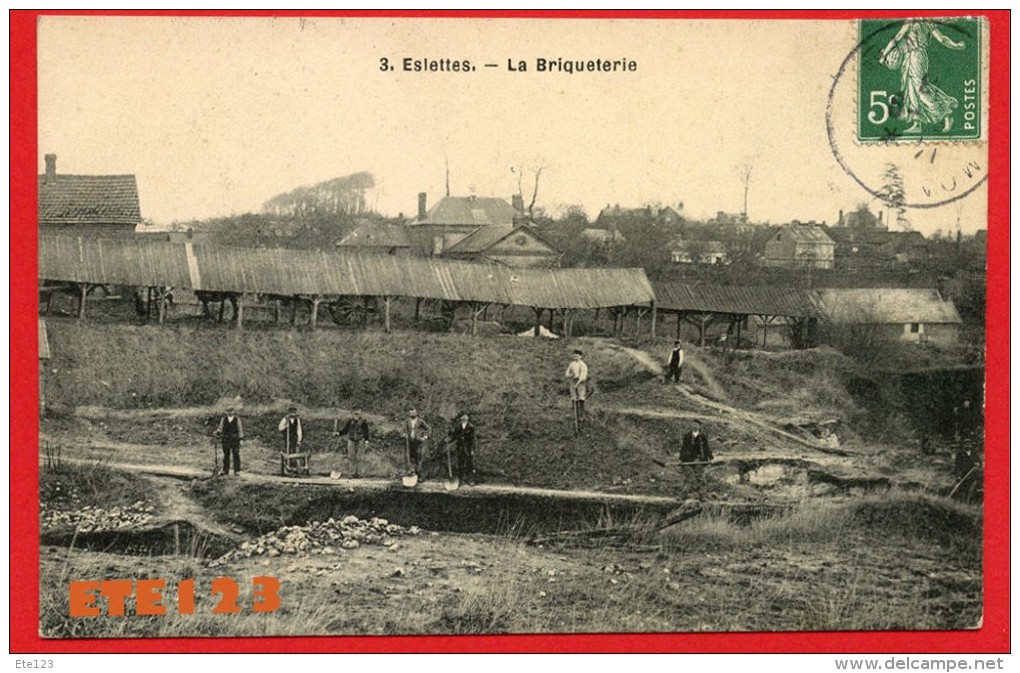 Eslettes - La Briqueterie - Usine - Briques - Ouvriers - Altri & Non Classificati