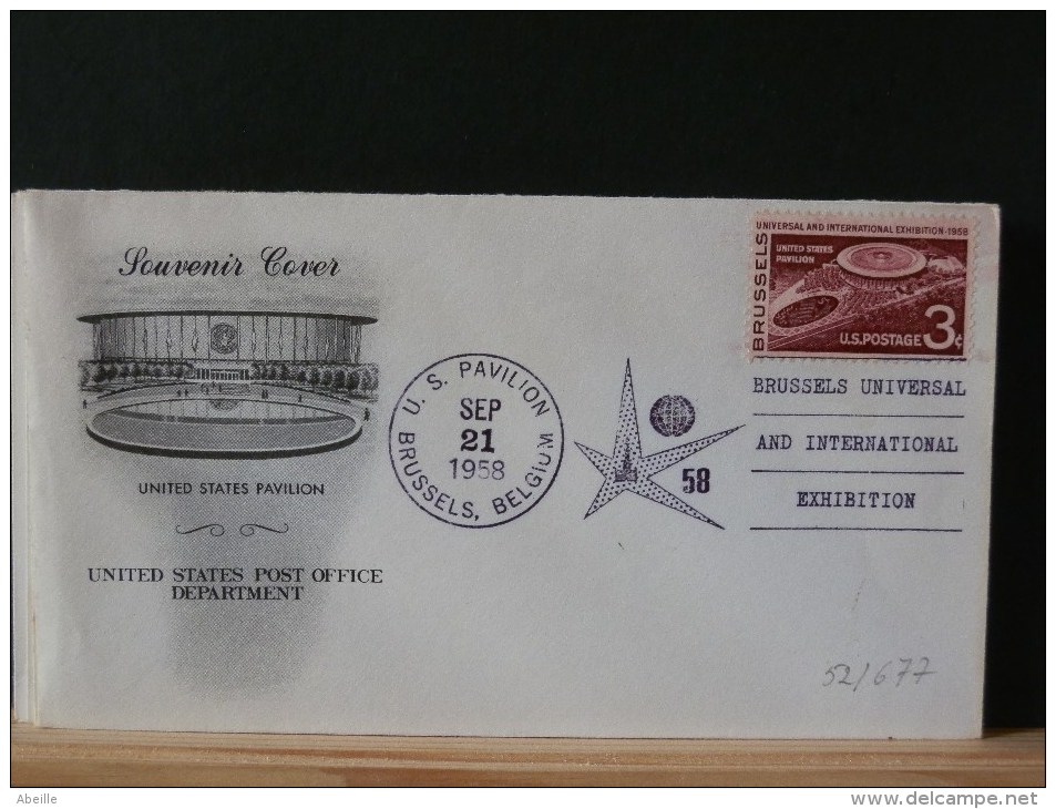 52/677   FDC   USA  1958 - 1958 – Bruselas (Bélgica)