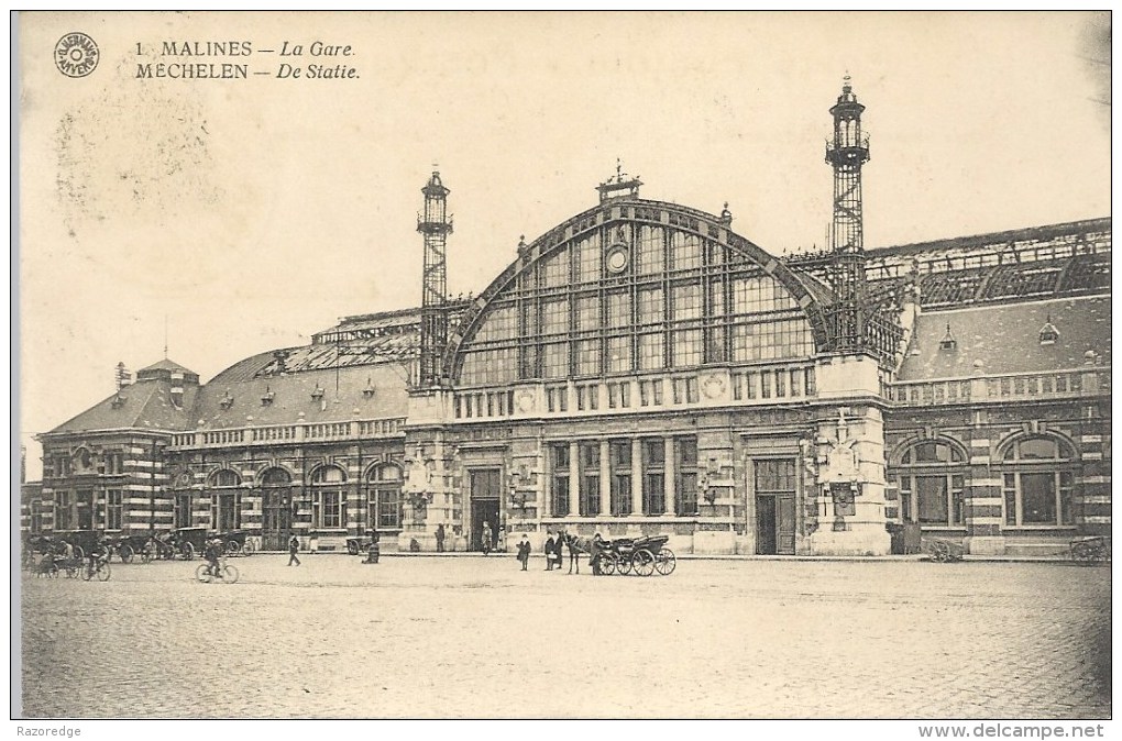 Mechelen - De Statie --- Malines - La Gare - Malines