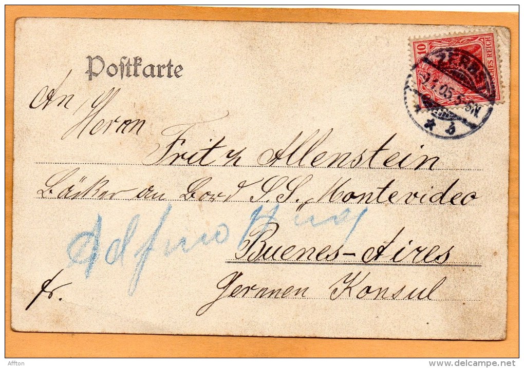 Zerbst 1905 Postcard - Zerbst