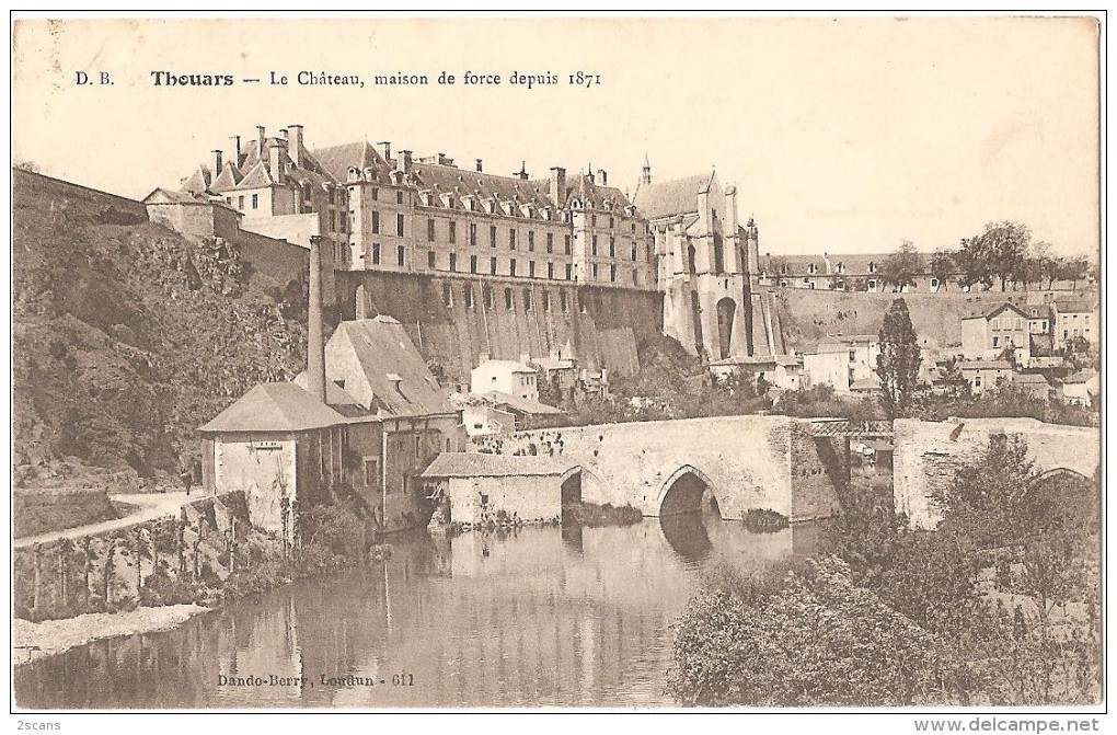 Dépt 79 - THOUARS - Le Château, Maison De Force Depuis 1871 - Thouars