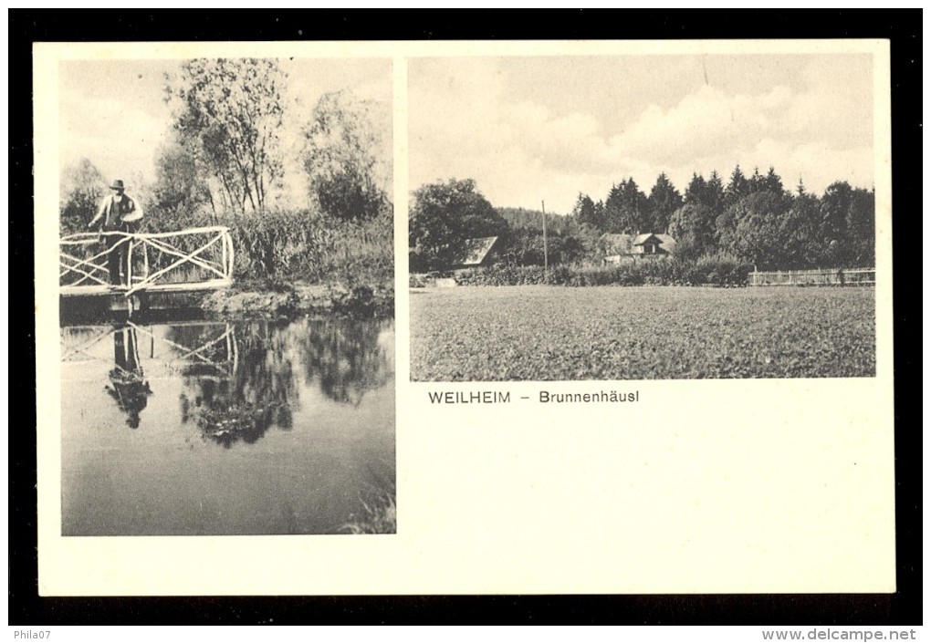 Weilheim Brunnenhausl / Postcard Circulated - Weilheim