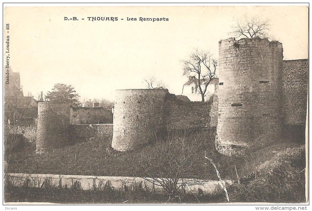 Dépt 79 - THOUARS - Les Remparts - Thouars