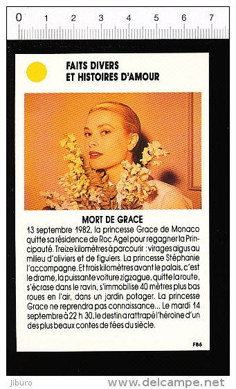 Mort De La Princesse Grace De Monaco / Grace KELLY  /  167-ES-FD/3 - Other & Unclassified