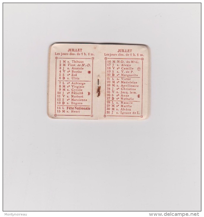 Calendrier :  1913 ( Aux Caravanes D Aden , Grand Magasins , Café Et Thé Bd St Michel - Paris ) - Small : 1901-20