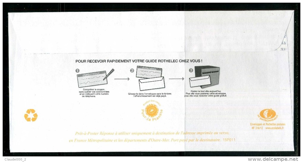 PAP Ciappa " ROTHELEC " Port Payé Par 15P011 NEUF ** - Prêts-à-poster:Answer/Ciappa-Kavena