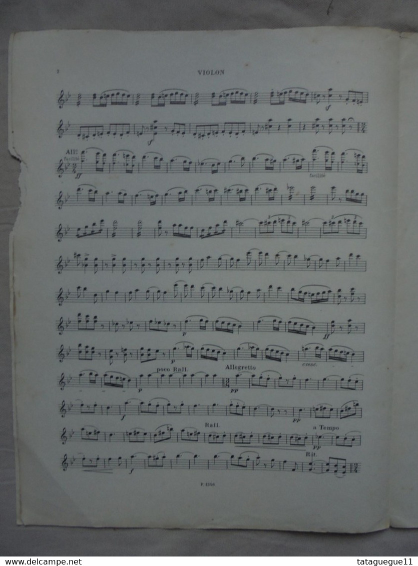 Ancien - Partition Violon & Piano - POETE Et PAYSAN Célèbre Ouverture Par F. SUPPE - Tasteninstrumente
