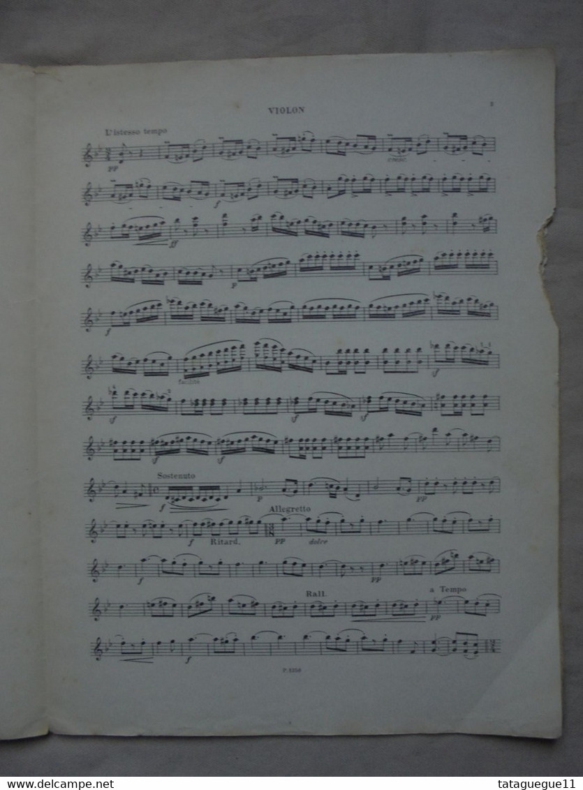 Ancien - Partition Violon & Piano - POETE Et PAYSAN Célèbre Ouverture Par F. SUPPE - Instrumento Di Tecla