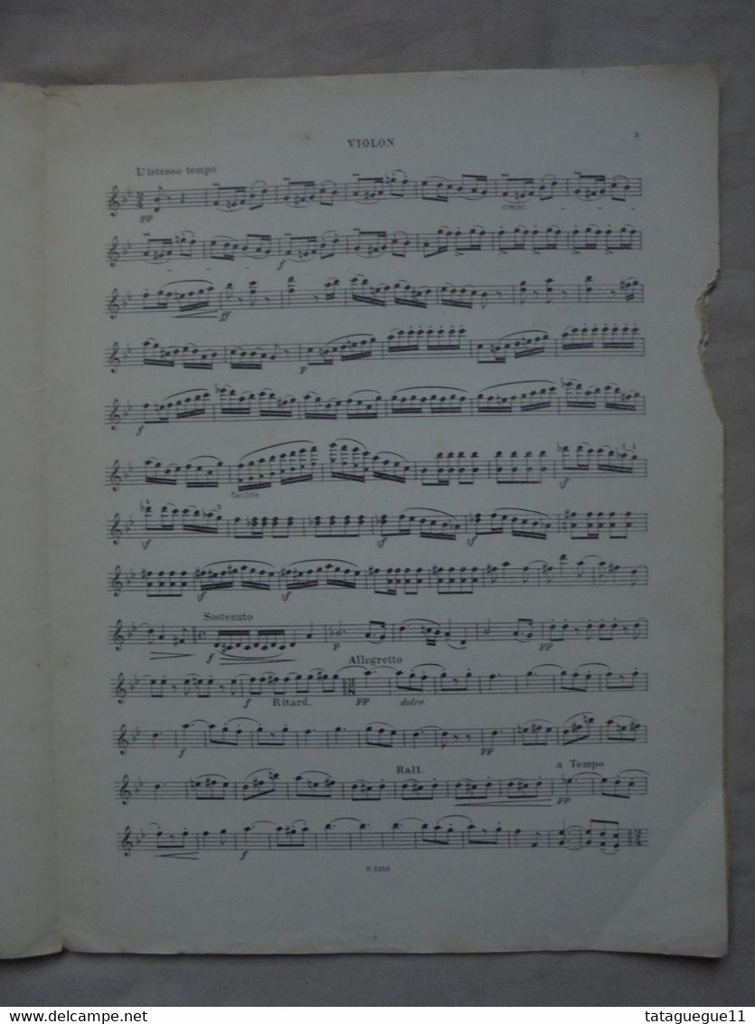 Ancien - Partition Violon & Piano - POETE Et PAYSAN Célèbre Ouverture Par F. SUPPE - Tasteninstrumente