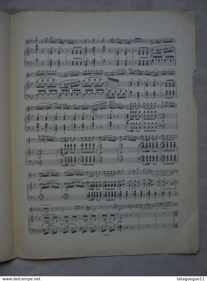 Ancien - Partition violon & piano - POETE et PAYSAN Célèbre ouverture par F. SUPPE