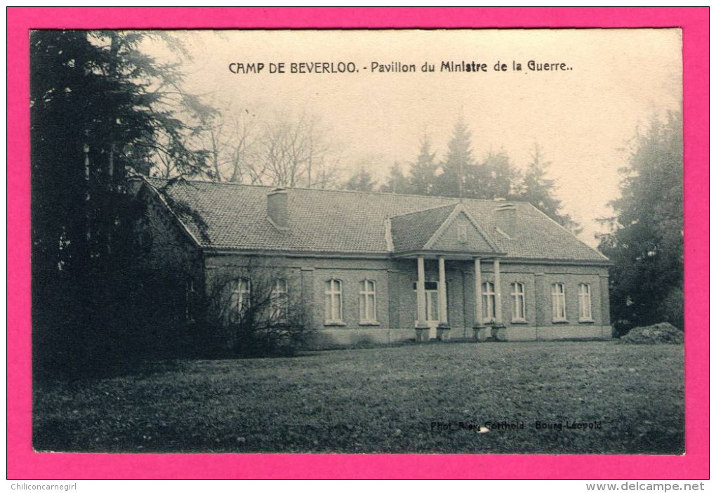 Camp De Beverloo - Pavillon Du Ministre De La Guerre - Photo ALEX GOTTHOLD - 1911 - Leopoldsburg (Camp De Beverloo)