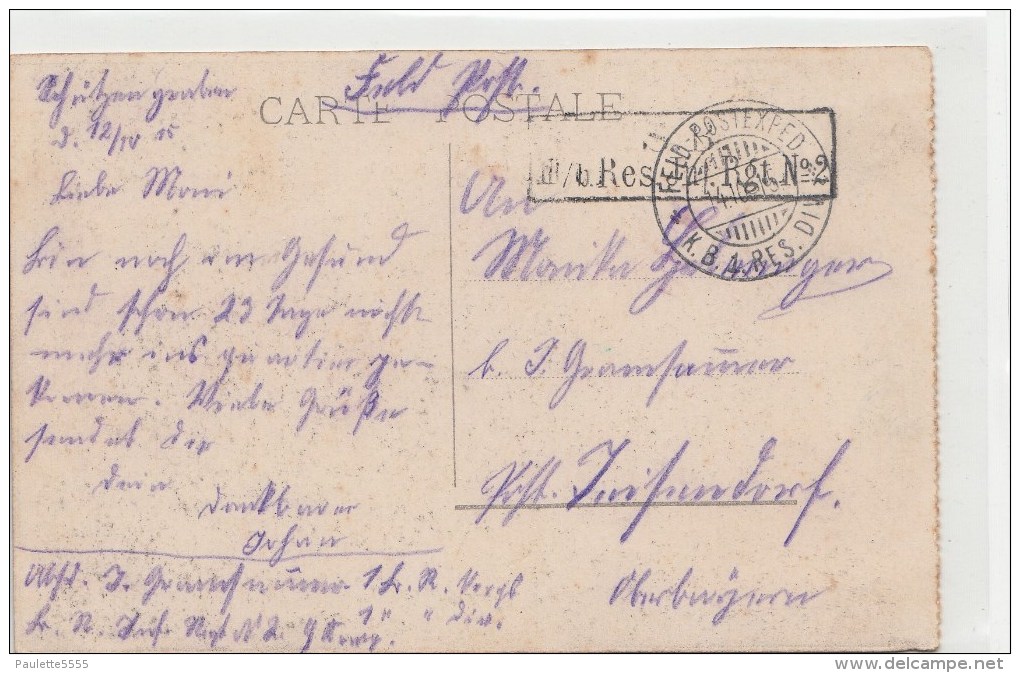 Photocarte Allemande- AIX-NOULETTE 1915 Dép62(guerre14-18)2scans - Autres & Non Classés