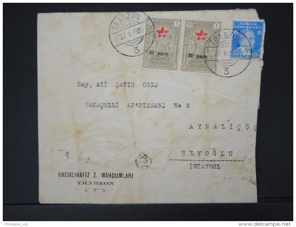 TURQUIE - Lettre Période 1930 / 1937 - Détaillons Collection - A étudier- Lot N° 6378 - Cartas & Documentos