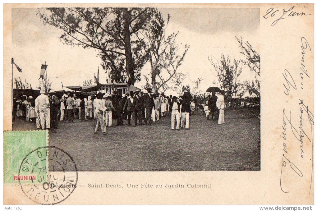 REUNION --Saint-Denis --Une Fête Au Jardin Colonial - Saint Denis