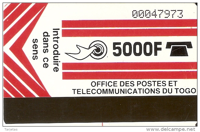 TARJETA DE TOGO DE 5000F - Togo