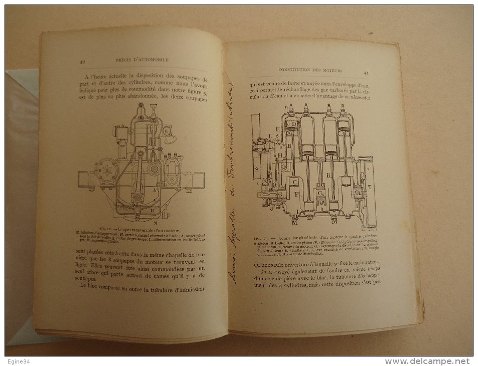 Bibliothèque Du Chauffeur - André Contet - Précis D'Automobile - Dunod - 1924 - Auto