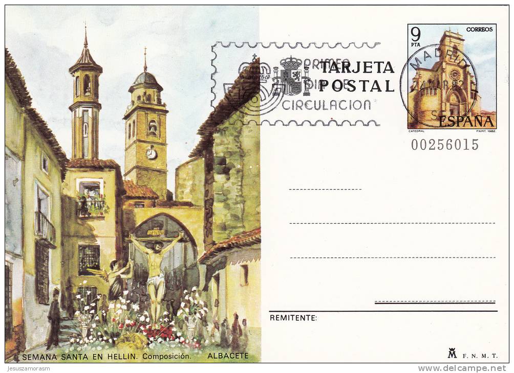 España Entero Postal Nº 127 USADO - 1931-....